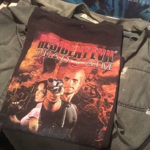 Vintage resident evil Dead aim shirt
